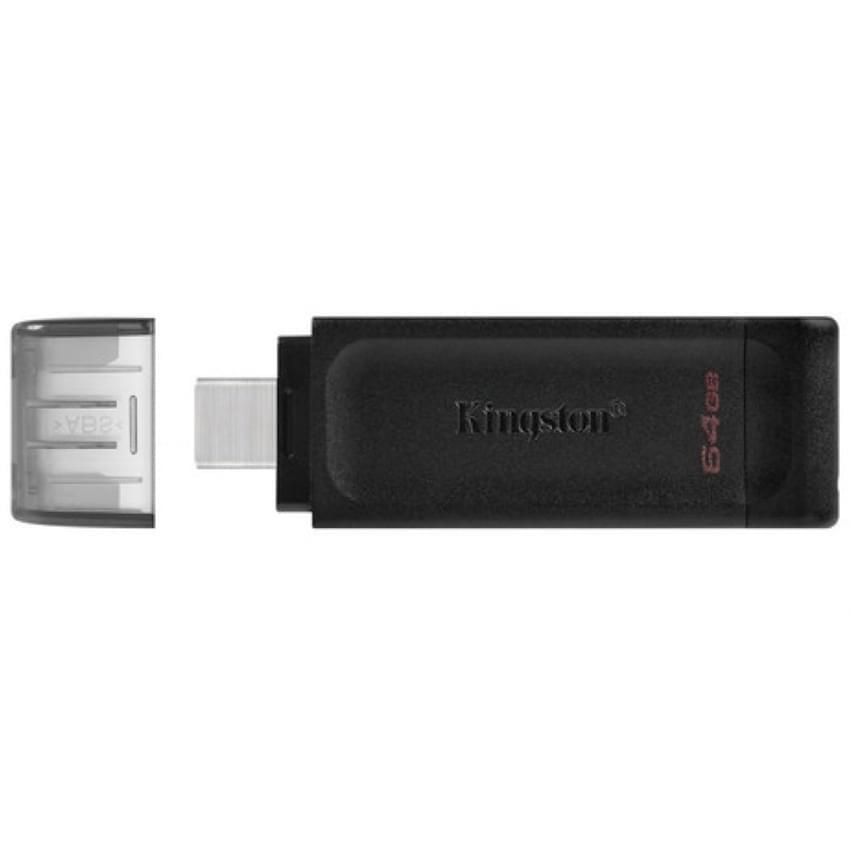 Pendrive Kingston 64gb Dt70 Negro Usb C